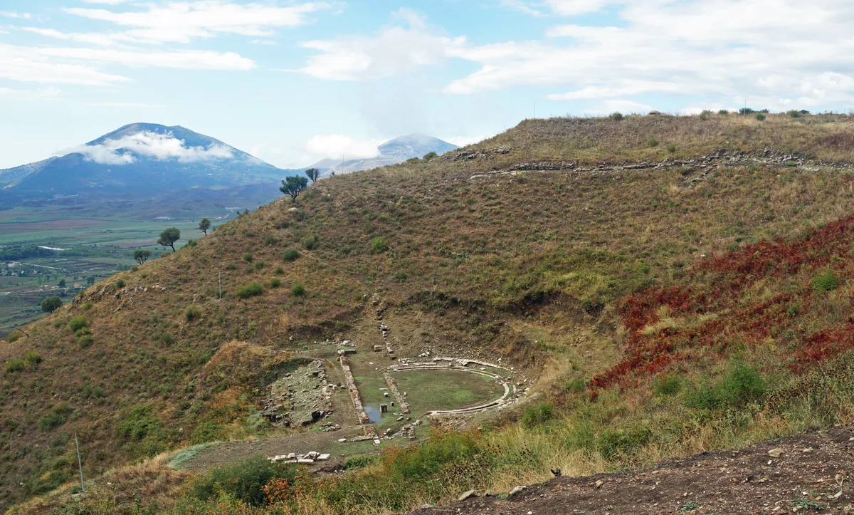 Ancient theatre at Phoinike near Finiq, a heritage outing from Saranda
